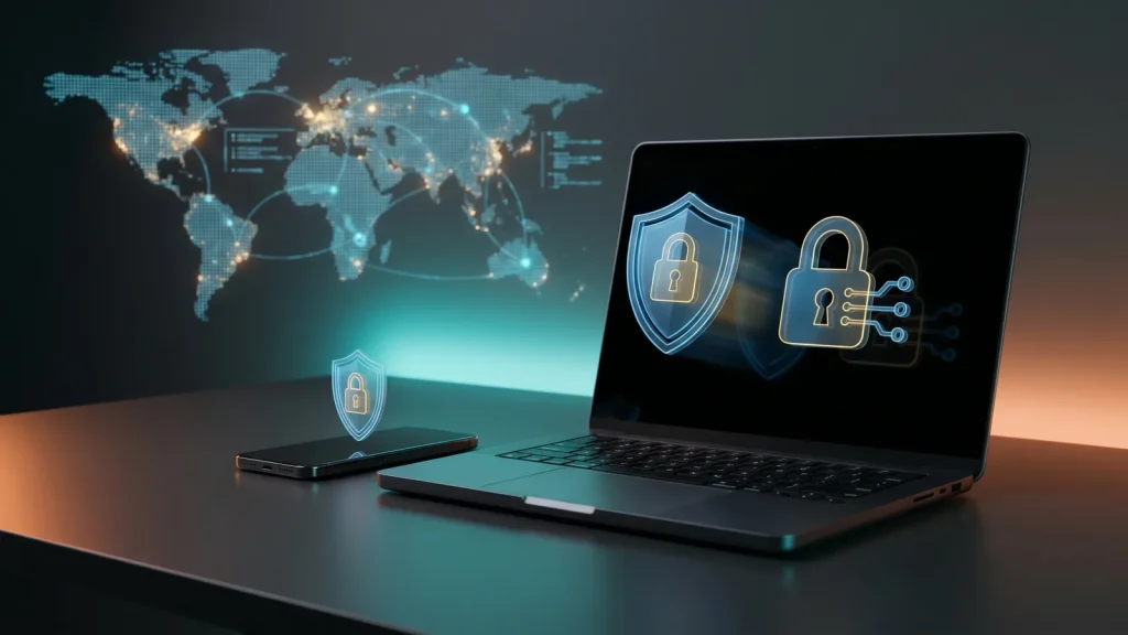 Protection VPN sur smartphone et ordinateur portable