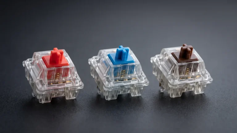Clavier mécanique : les switches expliqués (red, blue, brown)